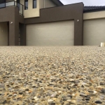 All Class Concrete: Exsposed Aggregate Driveway