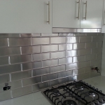 Perth Pressed Metal: Brick Splashback