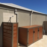 Outdoor Walls n Floors: Outdoor Shower Screen and Pool Filter Box